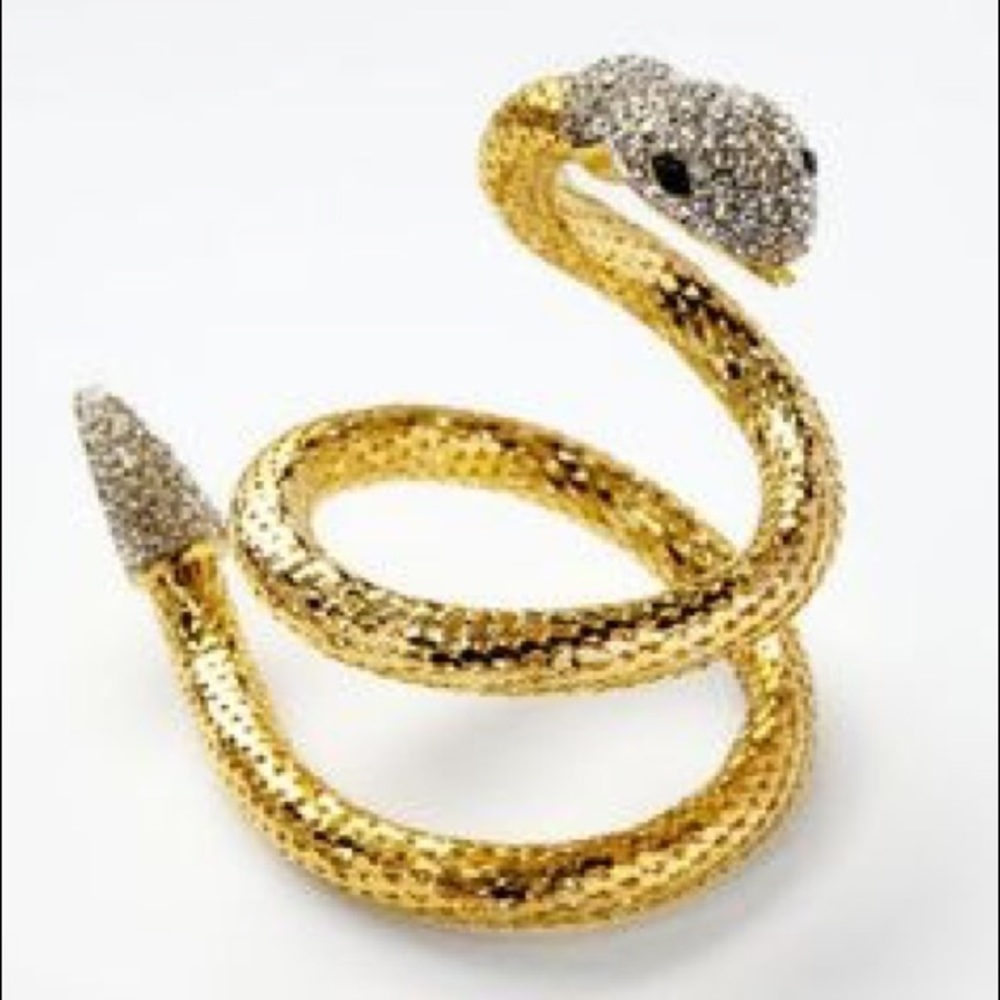Kenneth Jay Lane Snake Wrap Bracelet